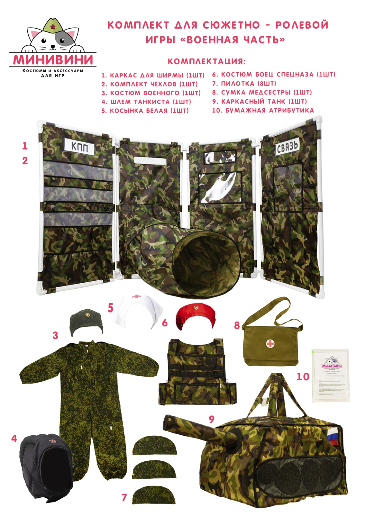 A set for the "Military base"
