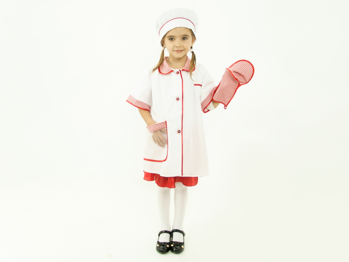 Cook (coat + cap + oven cloth)