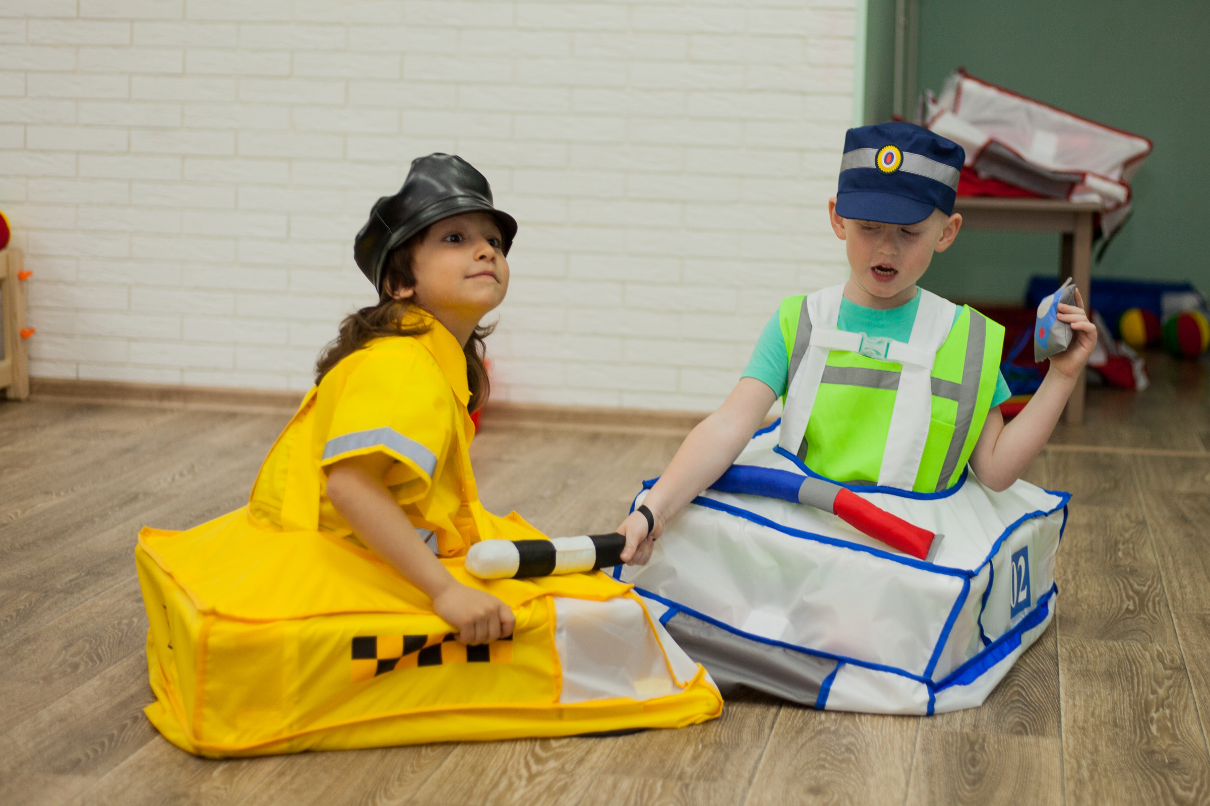 A set for the "Traffic post"