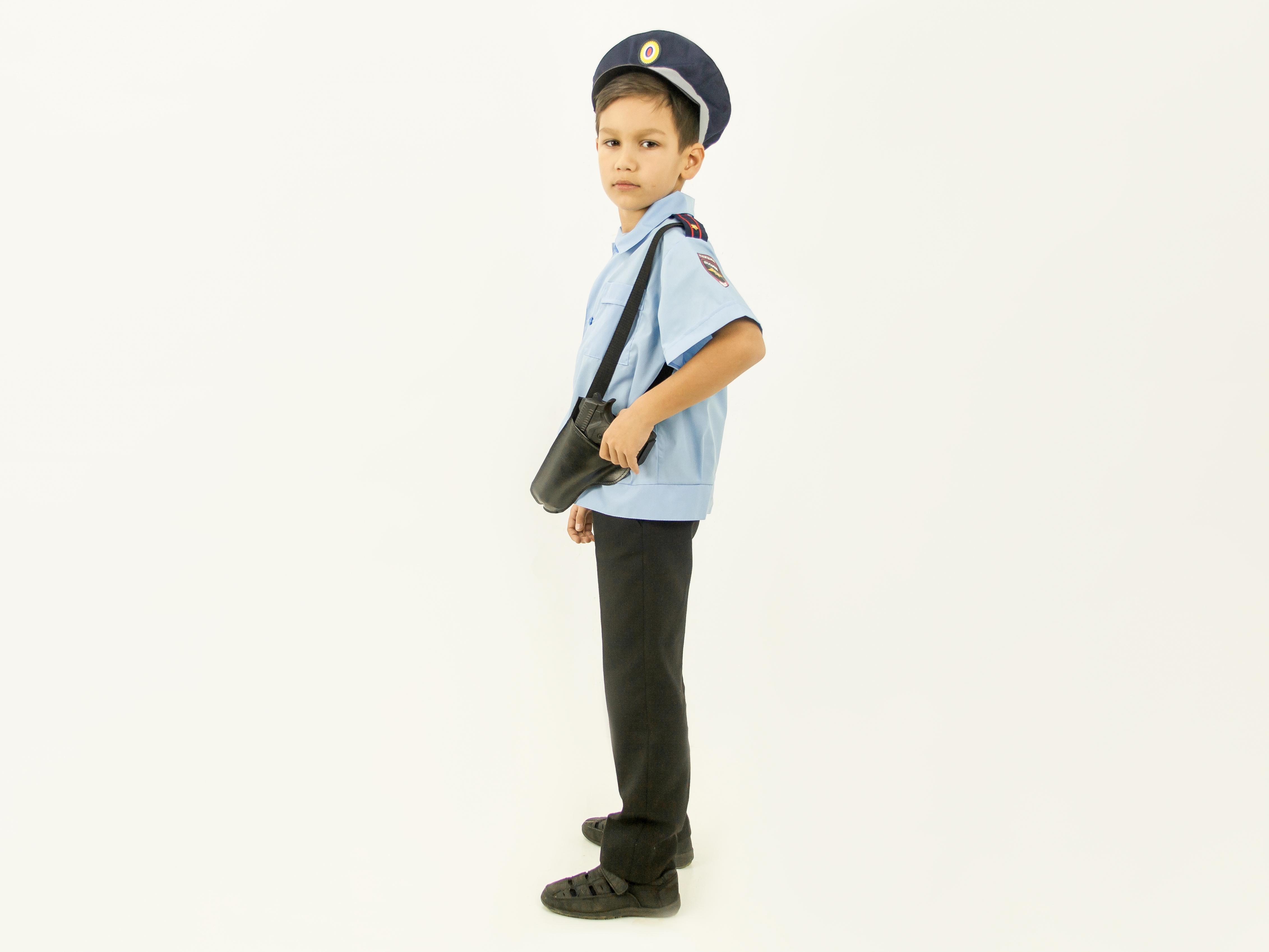 Police officer (shirt + cap + holster)