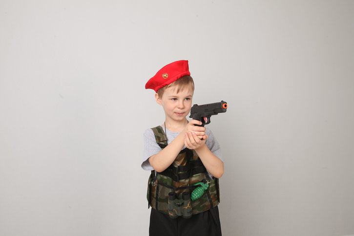 Special forces operative (body armor + beret)