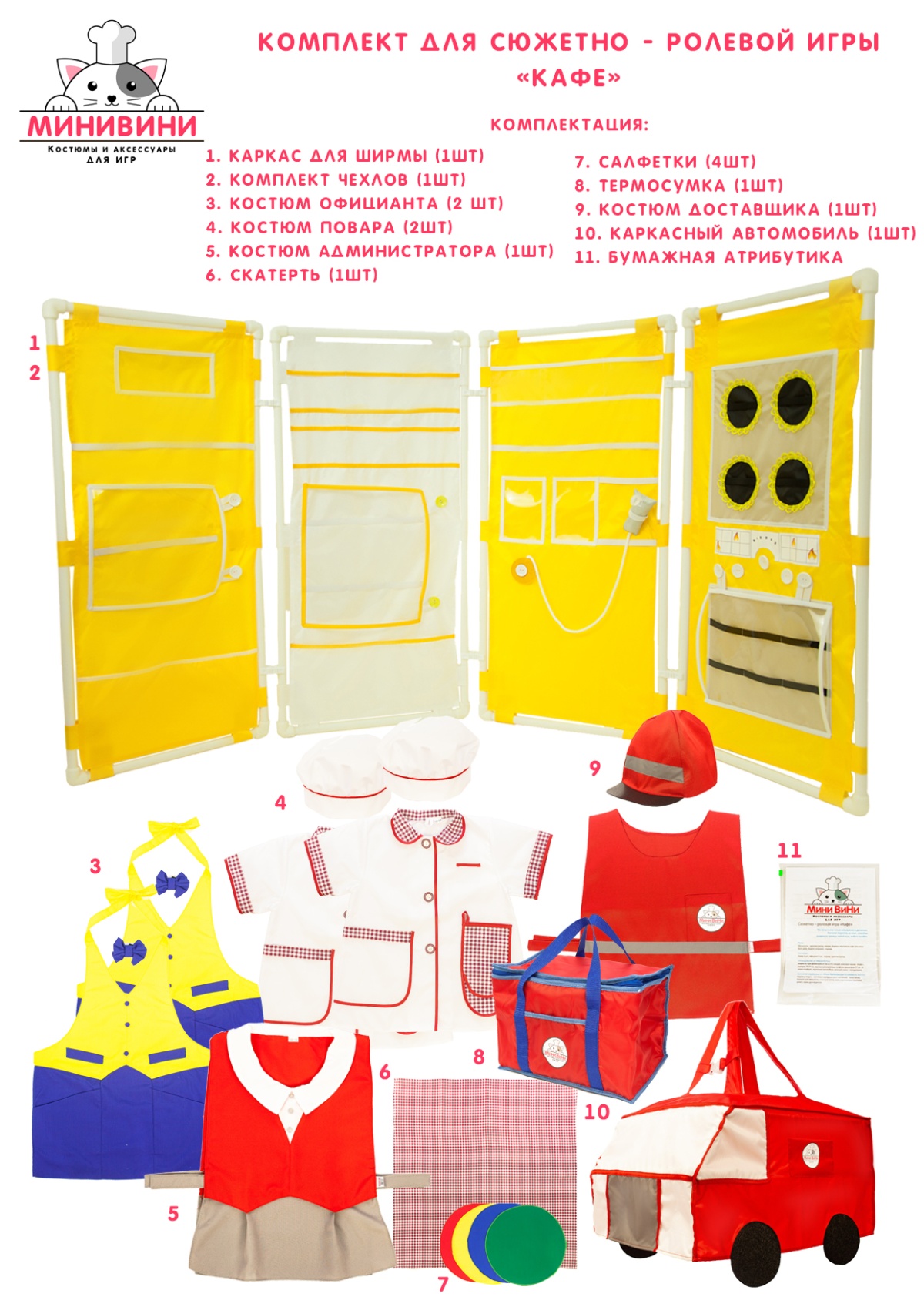 A set for the "Cafe"
