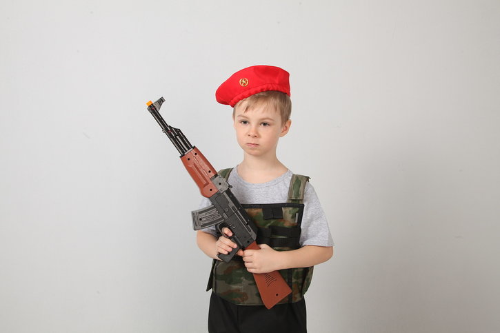 Special forces operative (body armor + beret)