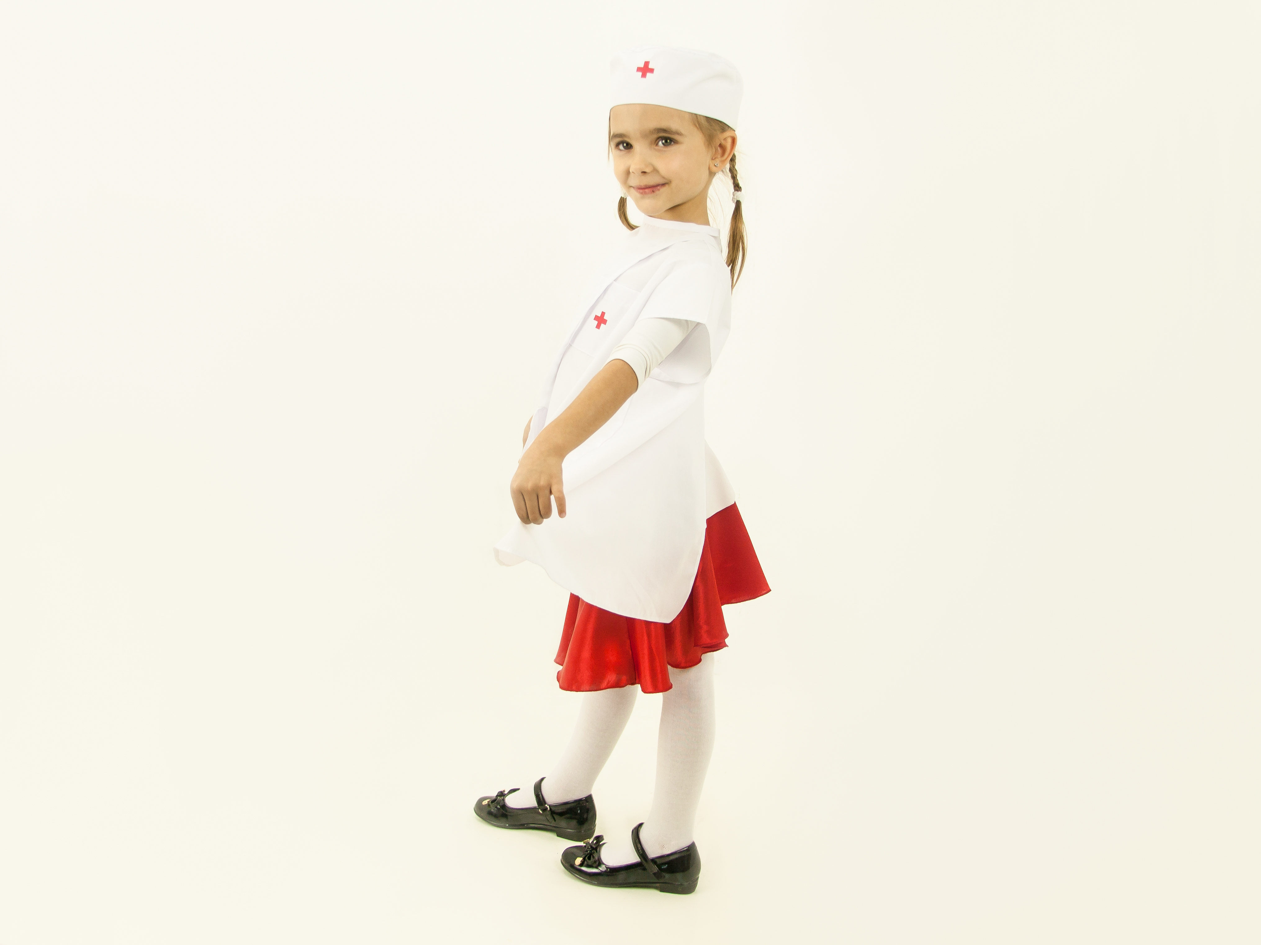 Nurse (coat + hat + bag)