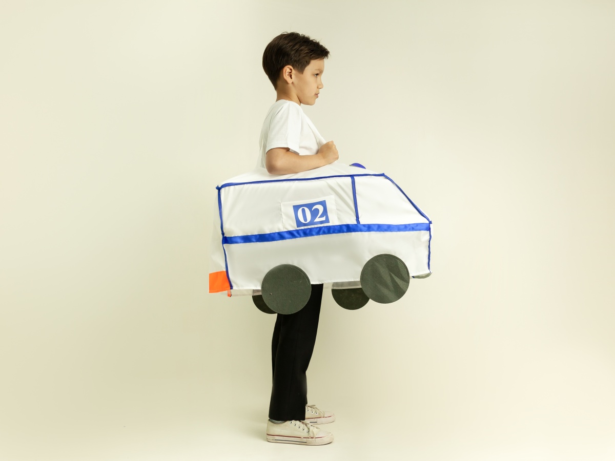Wireframe car "Traffic police"
