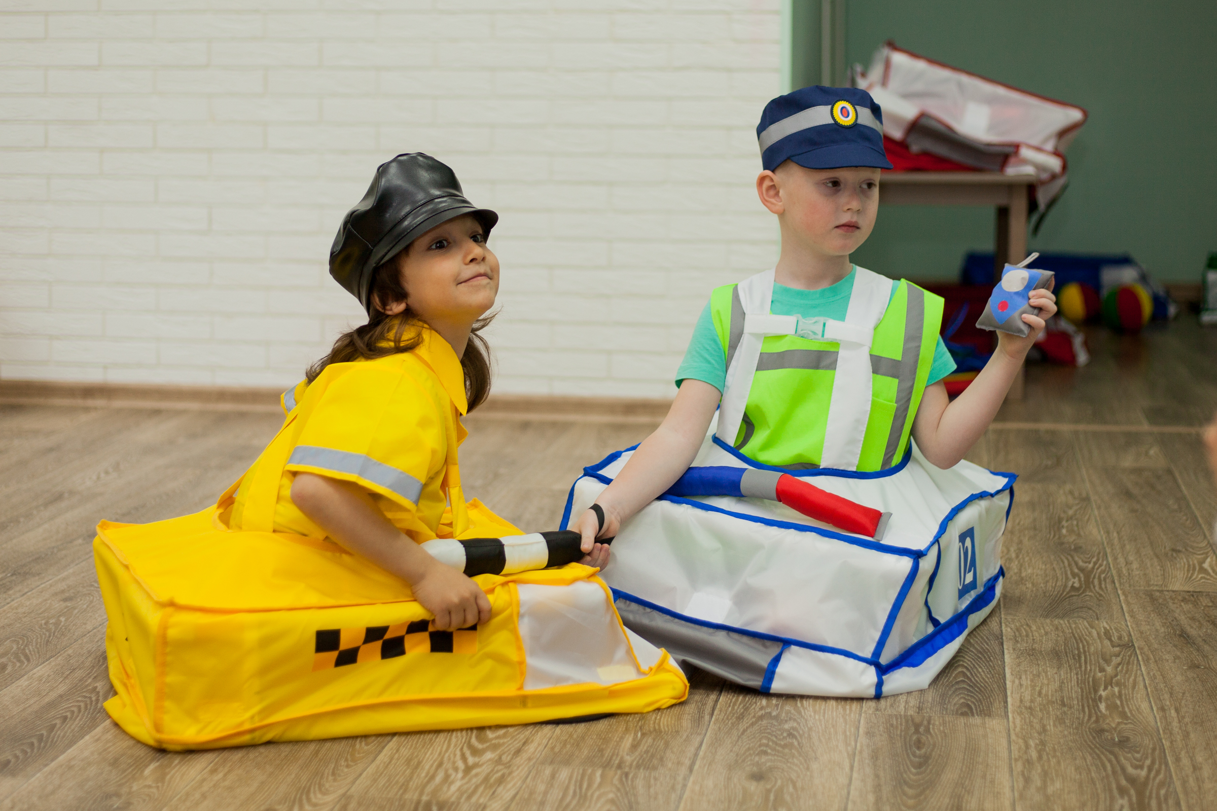 A set for the "Traffic post"