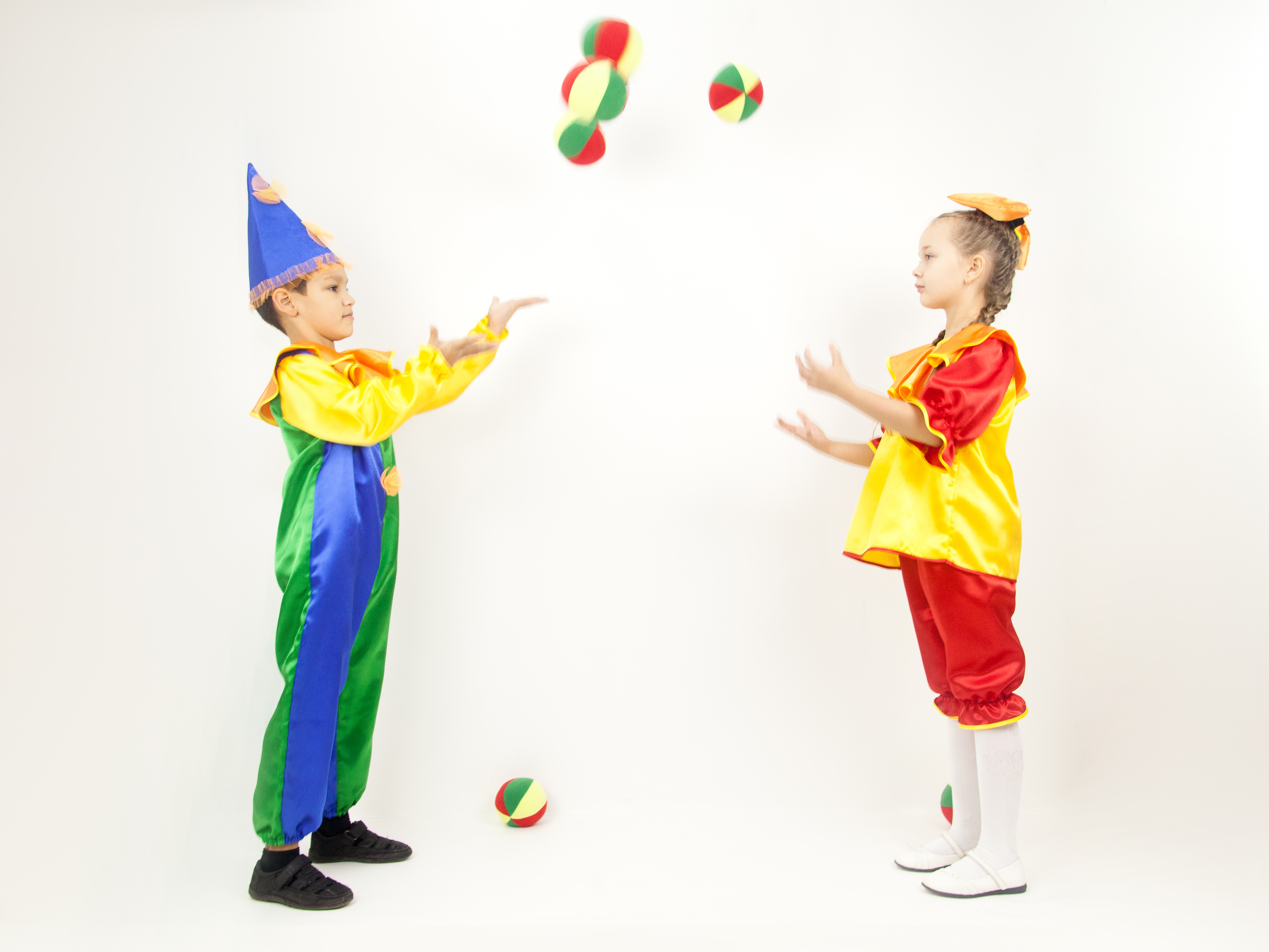 Clown (boy) (overalls + cap)