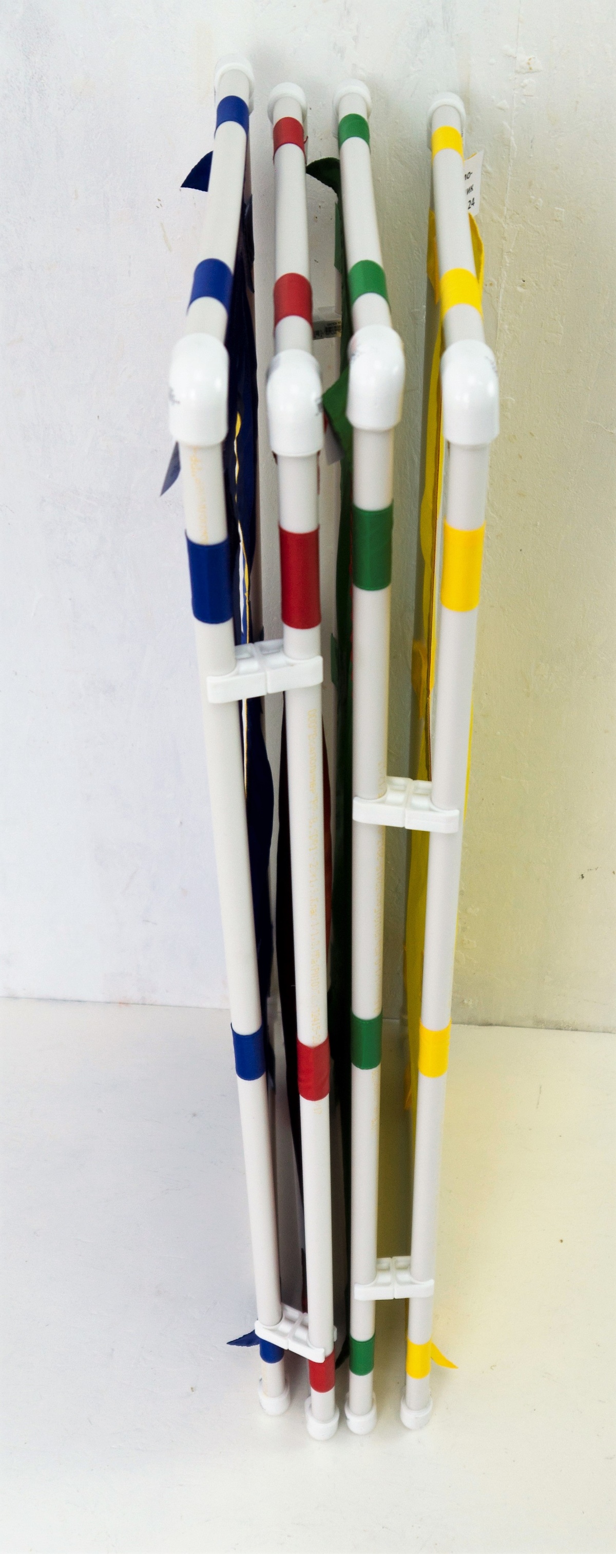 Frame for screens of 25 mm diameter pipes, 3 sections
