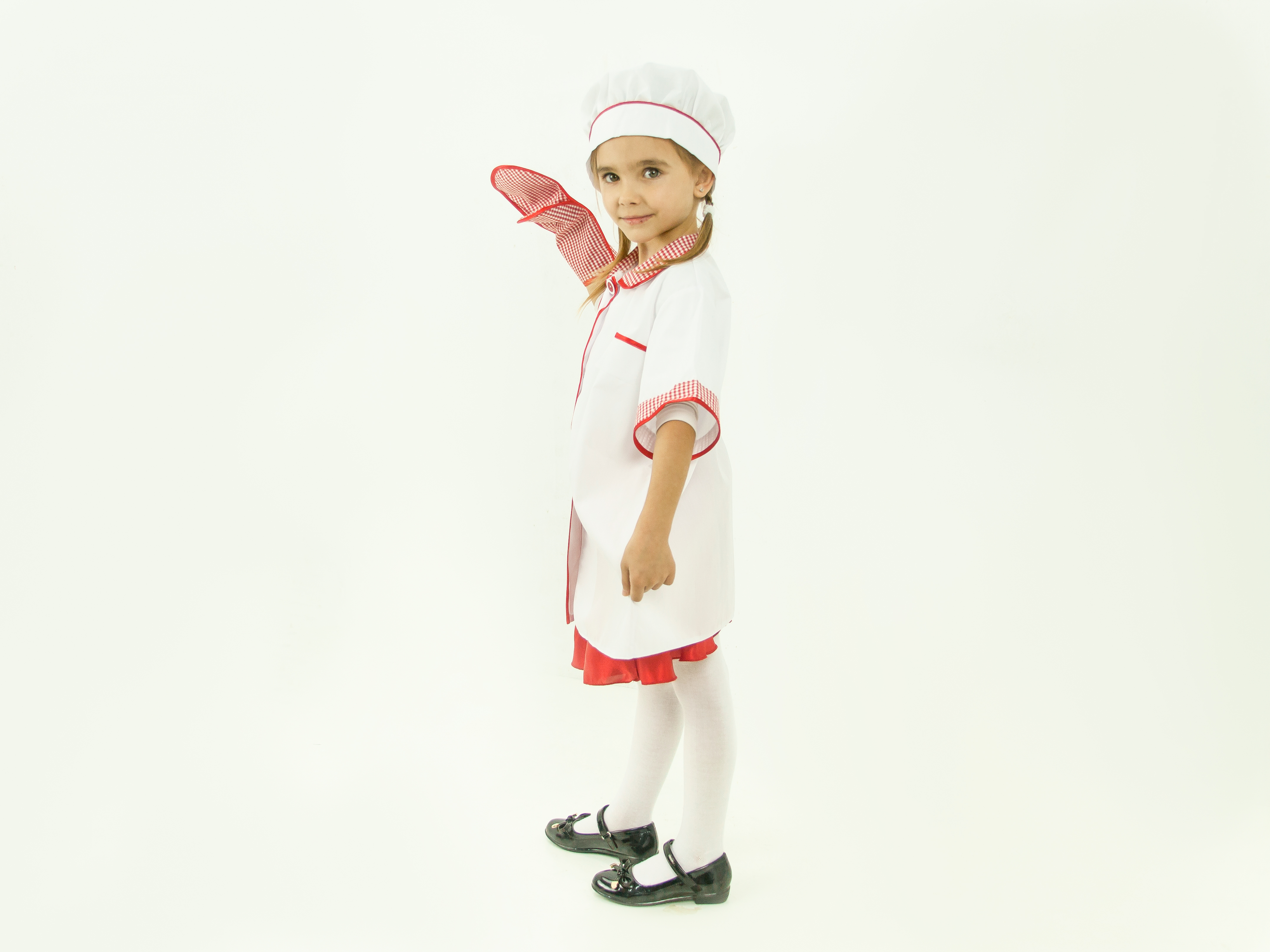 Cook (coat + cap + oven cloth)