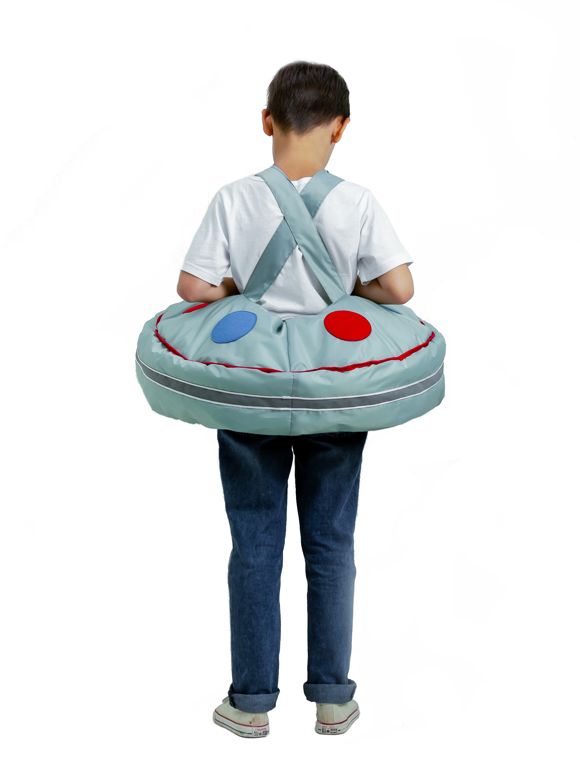 Wireframe flying saucer