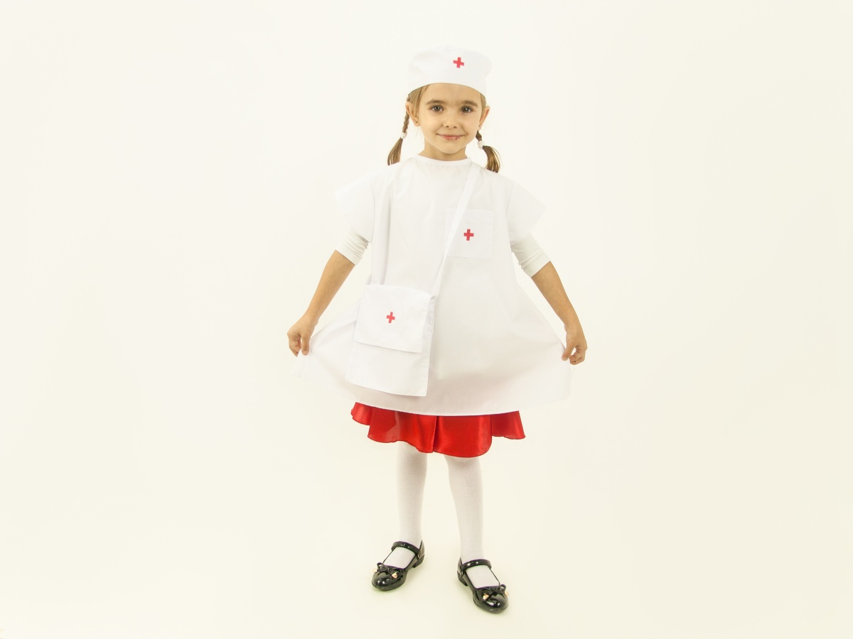 Nurse (coat + hat + bag)
